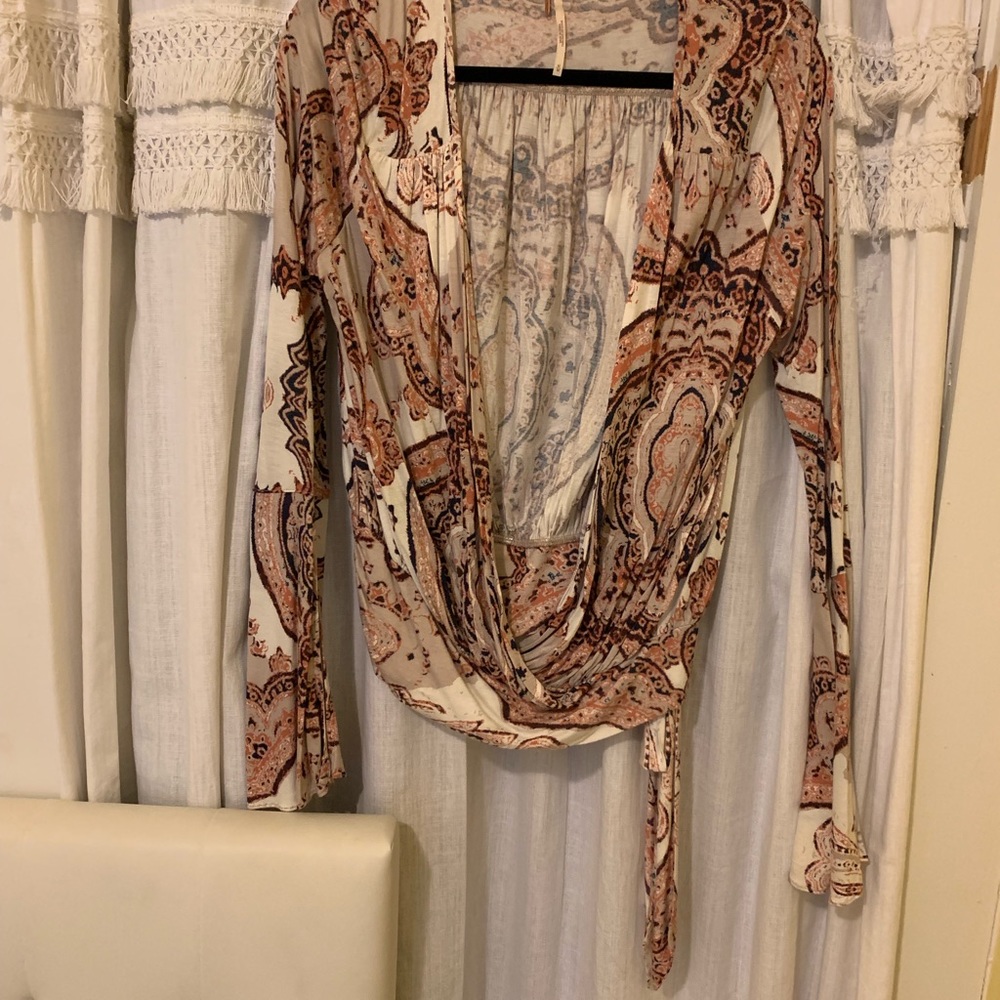 Free People Paisley Blouse